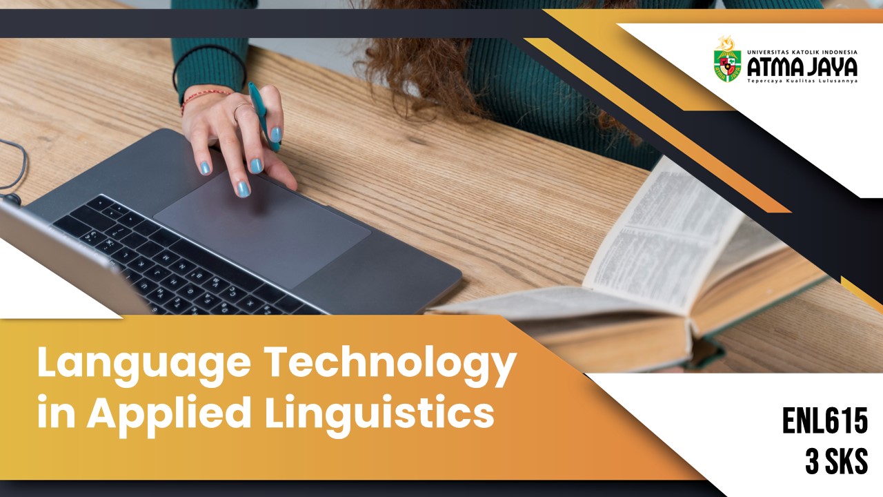 Language Technology in Applied Linguistics ENL615
